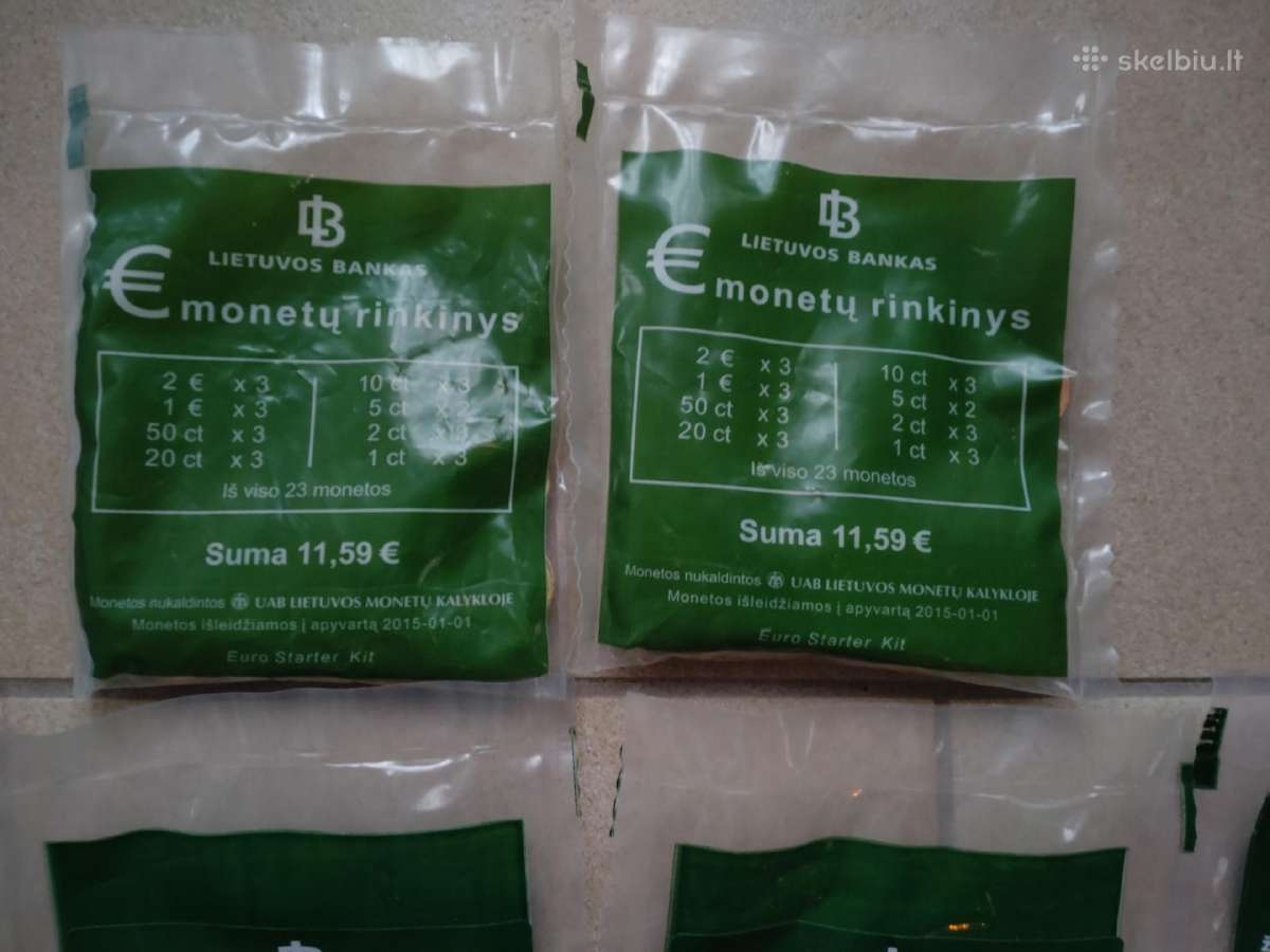 1,50 Eur monetos maišeliuose ir Eur startinis maiš - nuotraukos Nr. 2