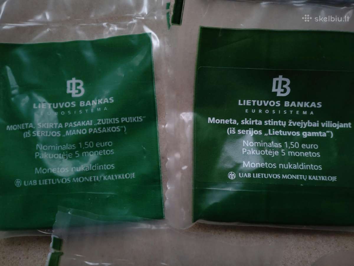 1,50 Eur monetos maišeliuose ir Eur startinis maiš - nuotraukos Nr. 3