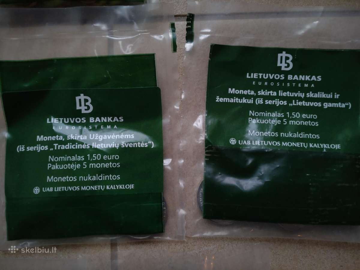 1,50 Eur monetos maišeliuose ir Eur startinis maiš - nuotraukos Nr. 4
