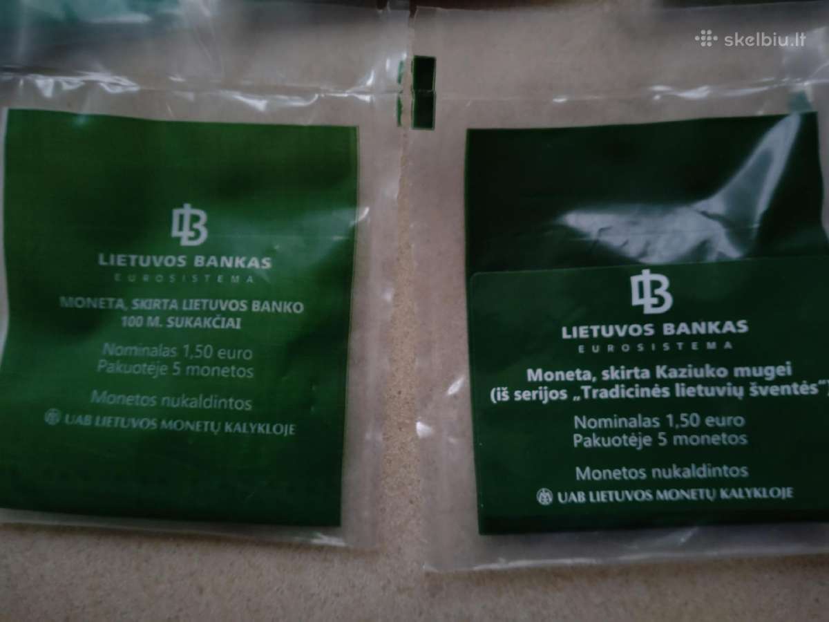 1,50 Eur monetos maišeliuose ir Eur startinis maiš - nuotraukos Nr. 5