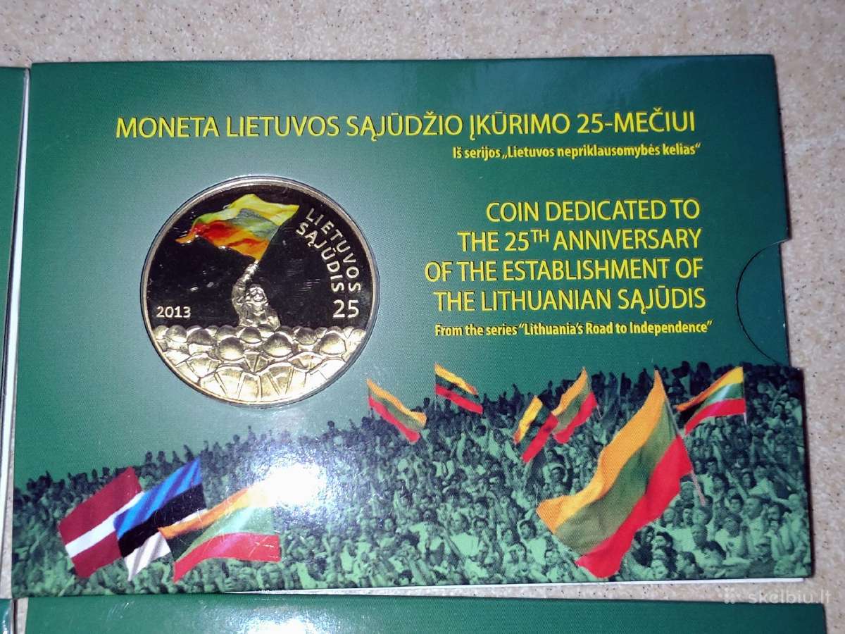 25 litai kortelėje - Sąjūdžio 25-mečiui - nuotraukos Nr. 2
