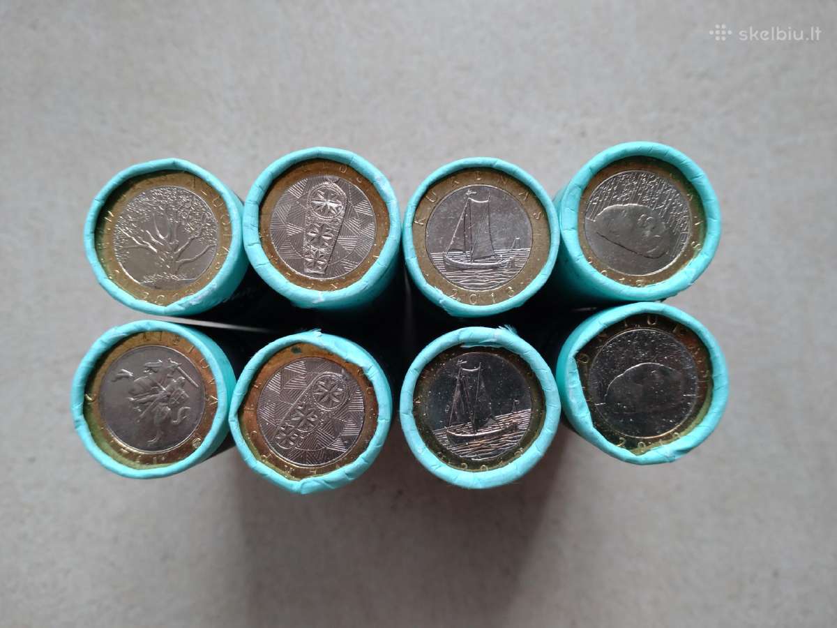 2 litai - Gamtos ir žmogaus kūriniai - rolikai