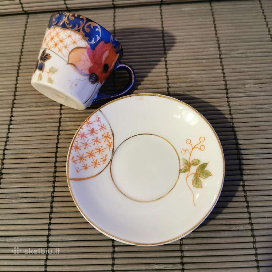 Antikvarinis miniatiūrų servizas Imari stiliumi - nuotraukos Nr. 6