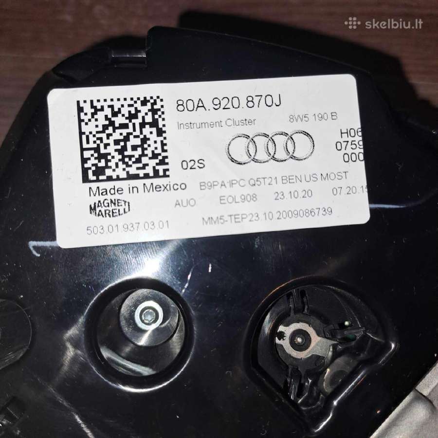 Auto dalys Audi Q5 - nuotraukos Nr. 2
