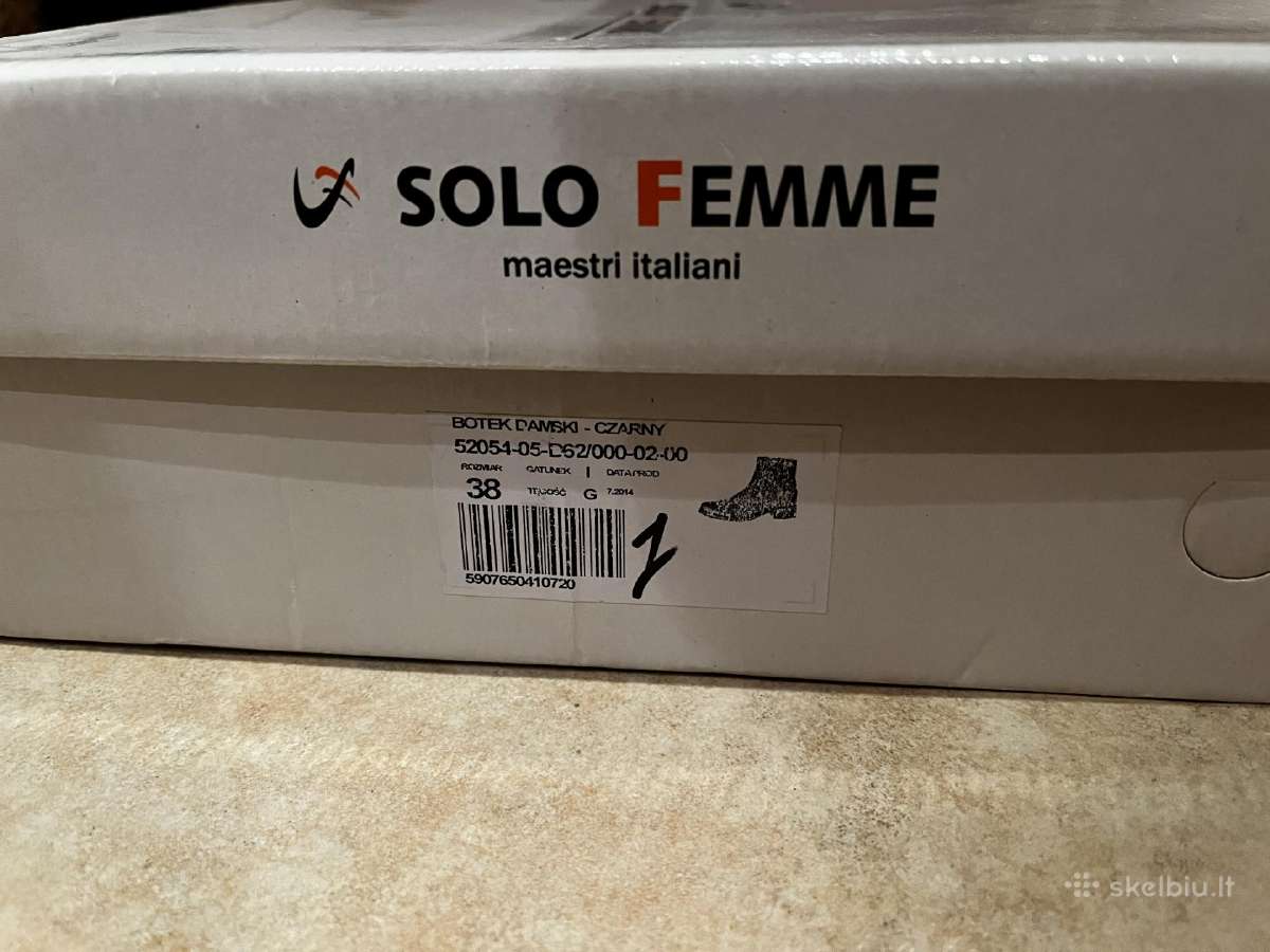Aulinukai Solo Femme 39d.(rašo 38d.)! - nuotraukos Nr. 4
