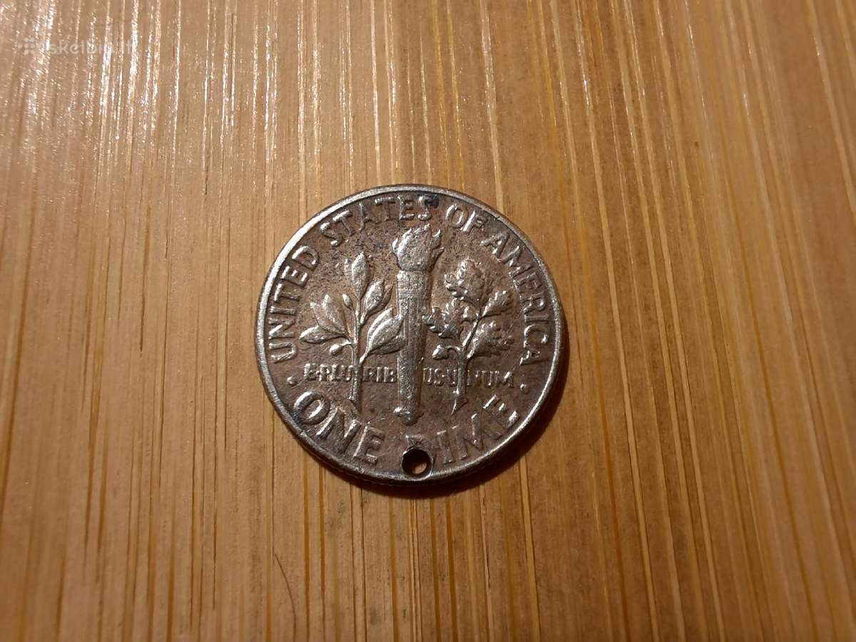 1 daimas (dime) 1957 Usa - Sidabras - nuotraukos Nr. 2