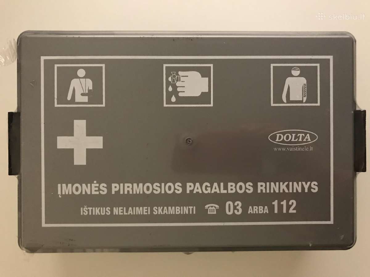 Vaistinėlė įmonės pirmosios pagalbos rinkinys