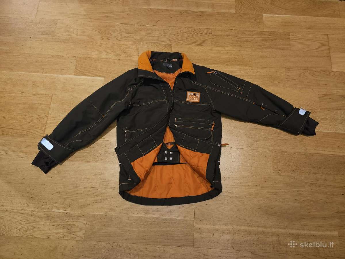 Ruda striukė 140 dydis 9-10 metų - nuotraukos Nr. 3