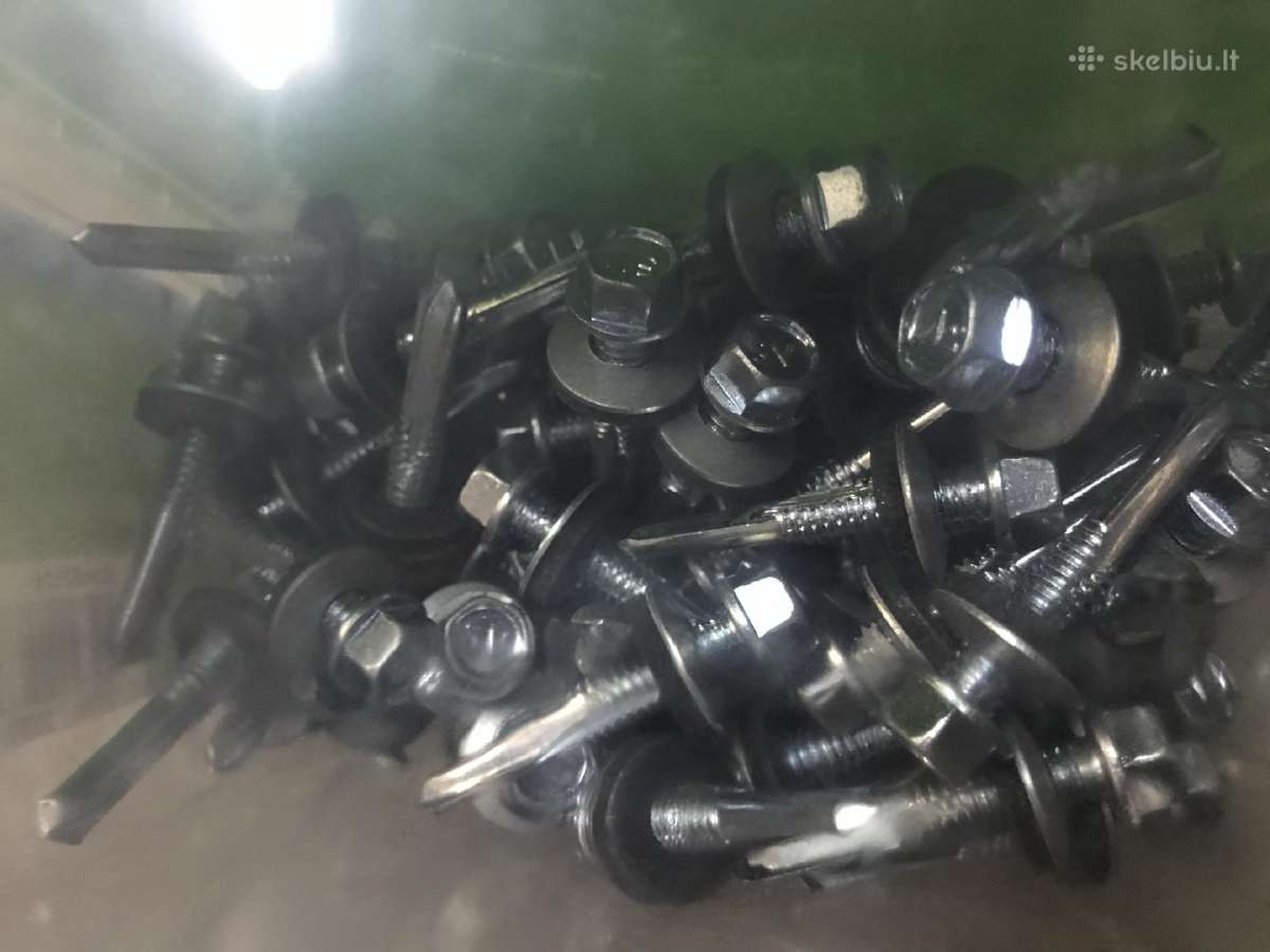 Stoginis sąvisriegis į metalą su tarpine 5,5x32 mm - nuotraukos Nr. 3