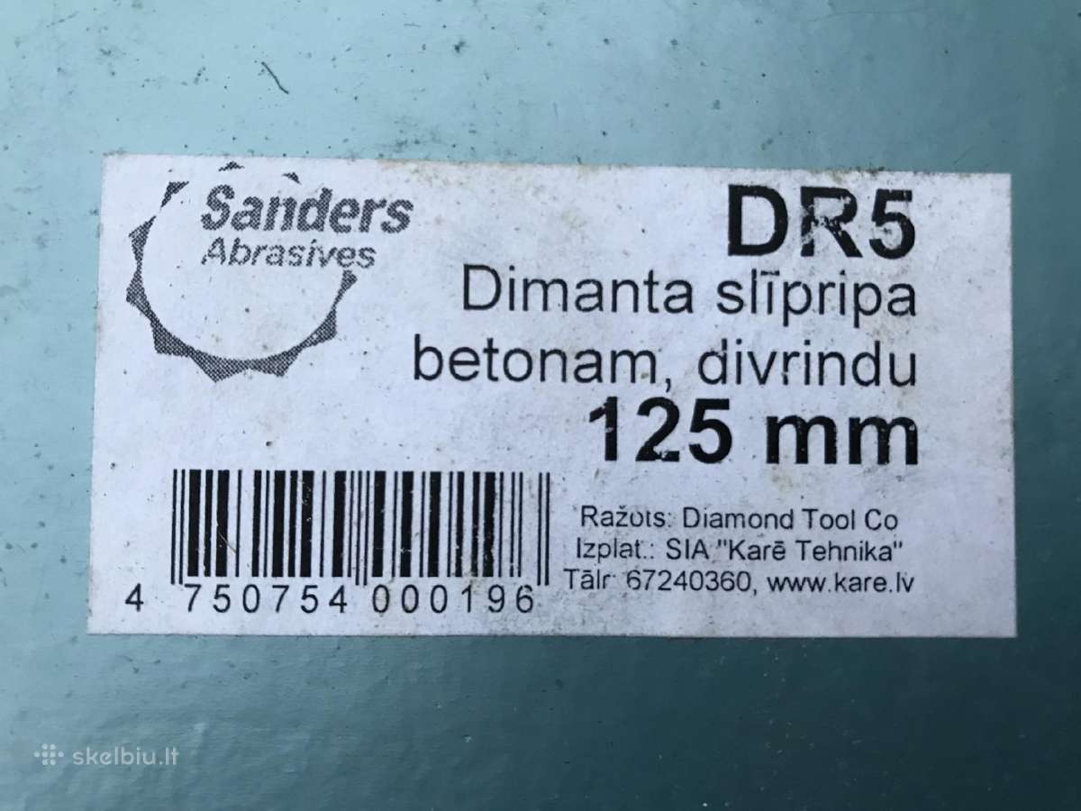 Deimant. šlifavimo diskai betonui D125 mm - nuotraukos Nr. 3