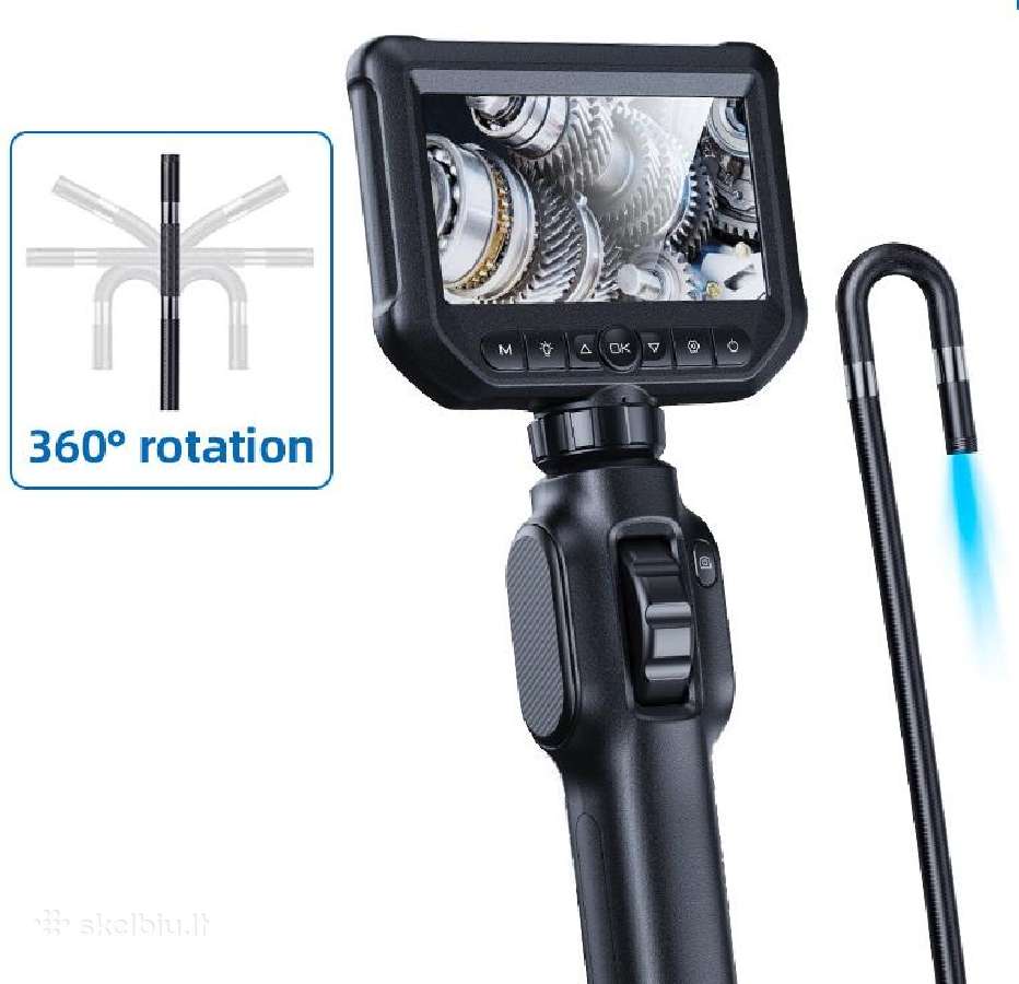 Endoskopines kameros Reguliuojama 3m 8mm su LCD - nuotraukos Nr. 2