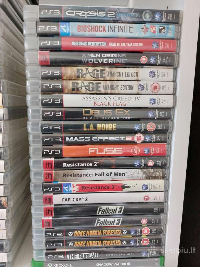 PS3 zaidimai,konsolės,priedai. - nuotraukos Nr. 9
