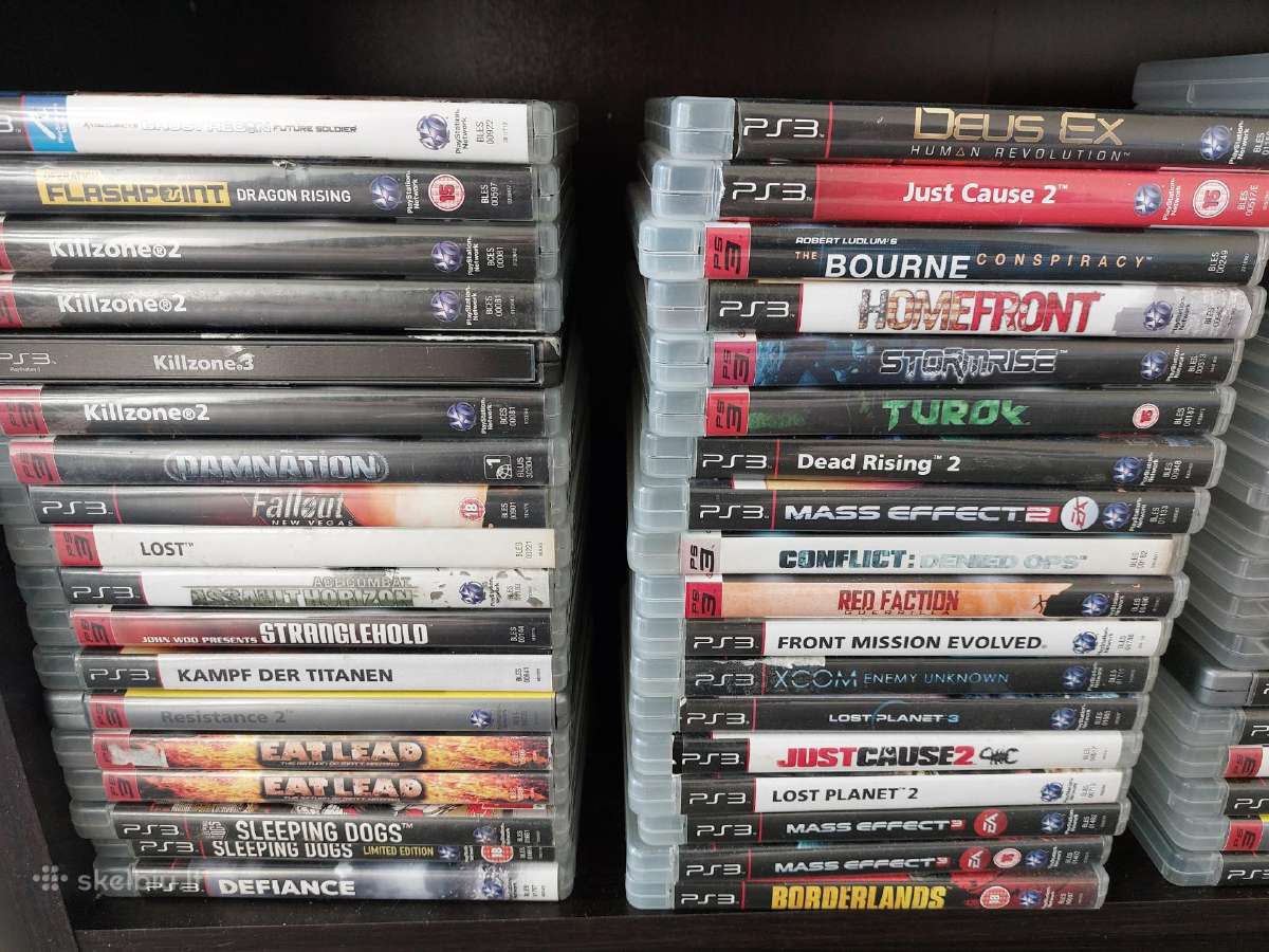 PS3 zaidimai,konsolės,priedai. - nuotraukos Nr. 13