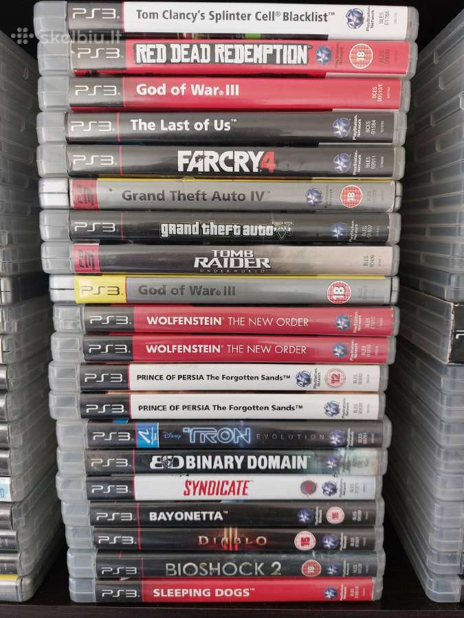 PS3 zaidimai,konsolės,priedai. - nuotraukos Nr. 4