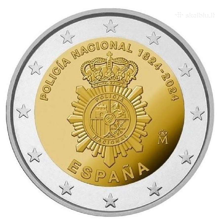 Ispanijos proginės euro monetos - nuotraukos Nr. 4