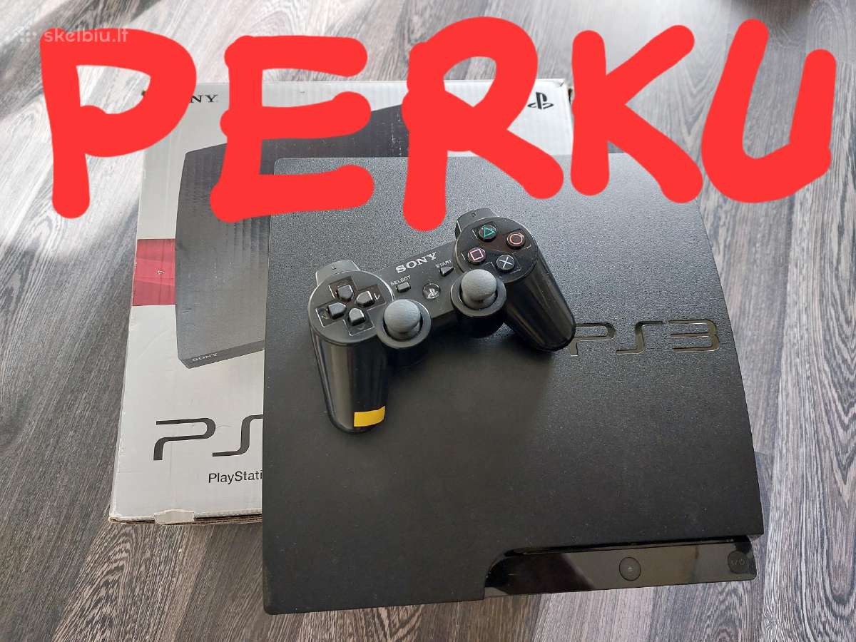 PS3 konsolių ir žaidimų supirkimas