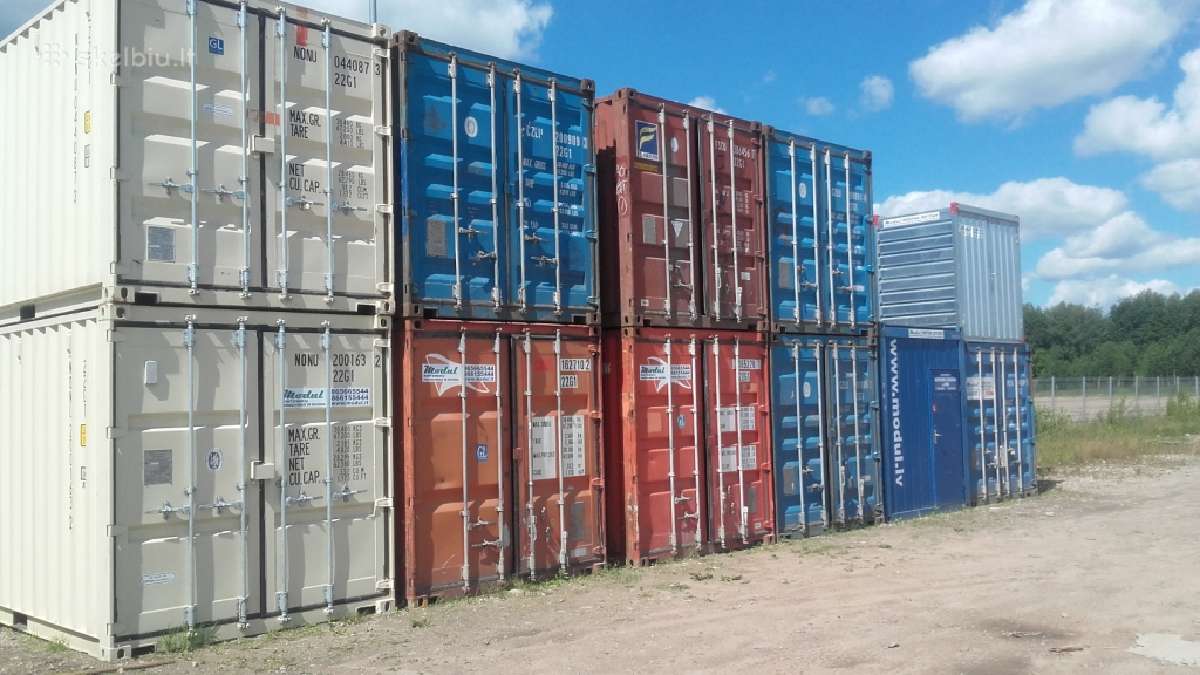 Jūriniai ir buitiniai konteineriai (Nuoma Akcija)