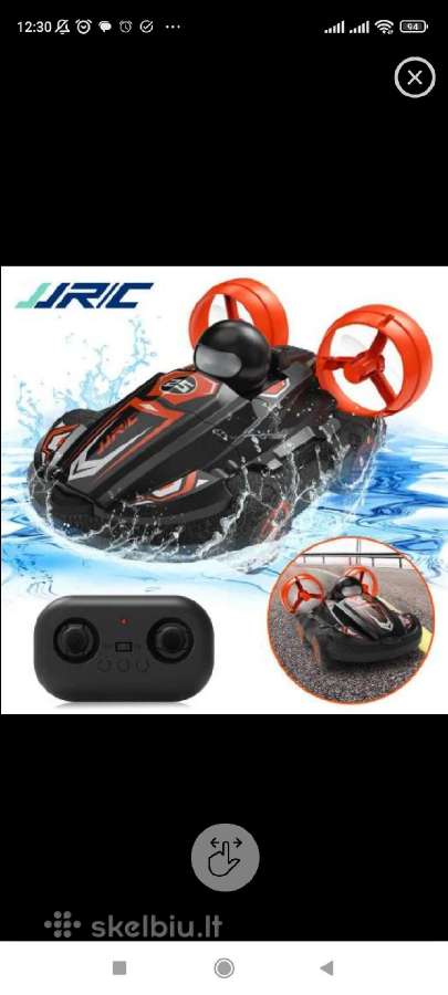 Jjrc 2-in-1 RC amfibija-bolidas, nauja su dėžute
