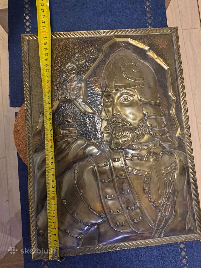 Žalvarinis Gedimino paveikslas/ bareljefas - nuotraukos Nr. 3