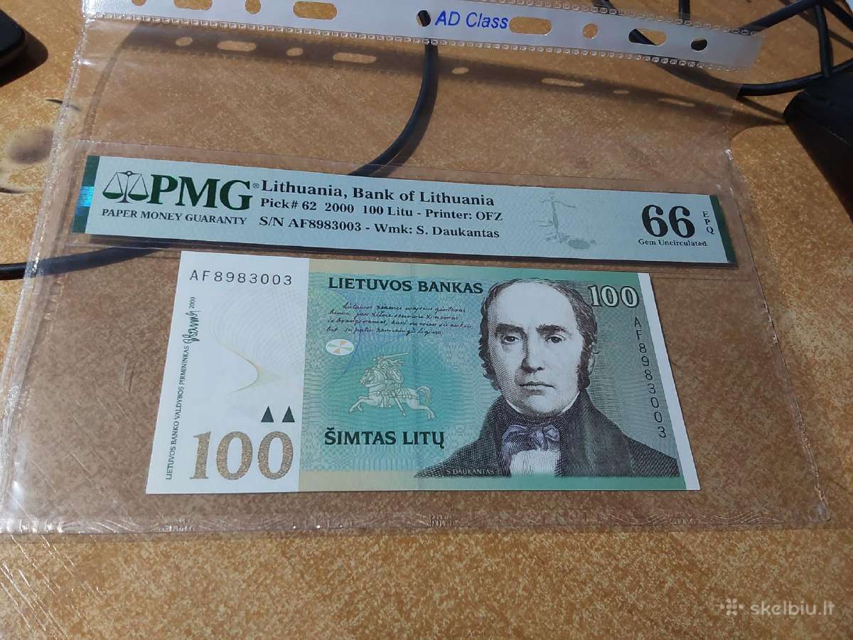 Parduodu litus 10 ir 20 ir 100 litu