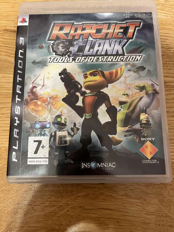 Ratchet and clank žaidimas PS3 konsolei