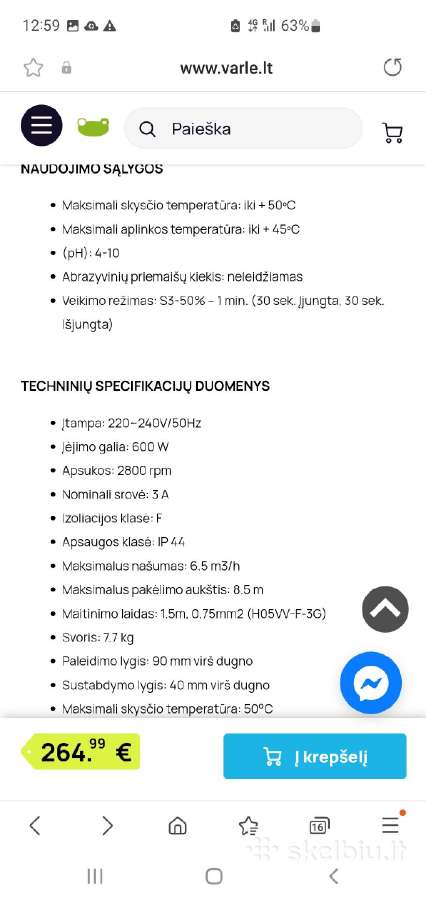Nuotėkų pakėlimo stotelė (smulkintuvas/pompa) - nuotraukos Nr. 4