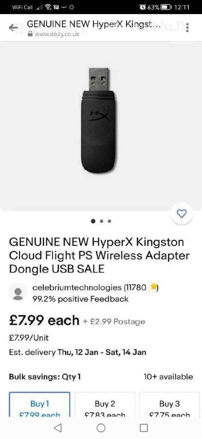 Ausinių Kingston Cloud Revolver, Alpha dalys - nuotraukos Nr. 4
