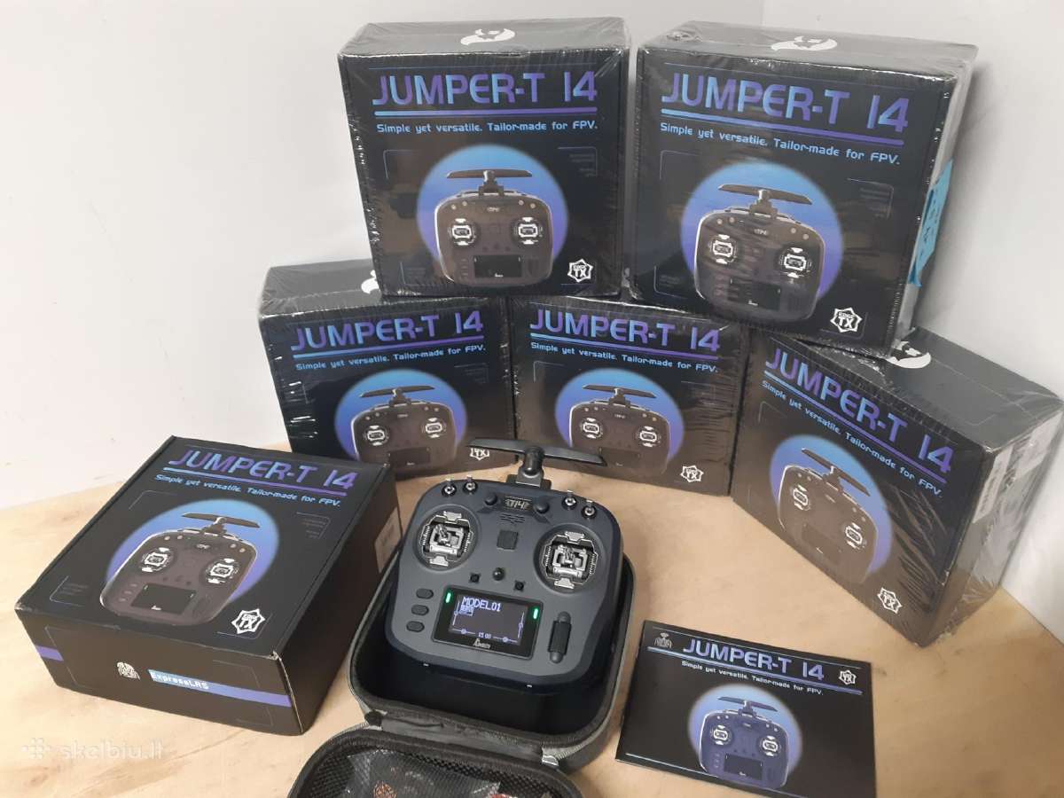 Nauji Jumperrc T14 Elrs 1000mw valdymo pultai CNC - nuotraukos Nr. 2