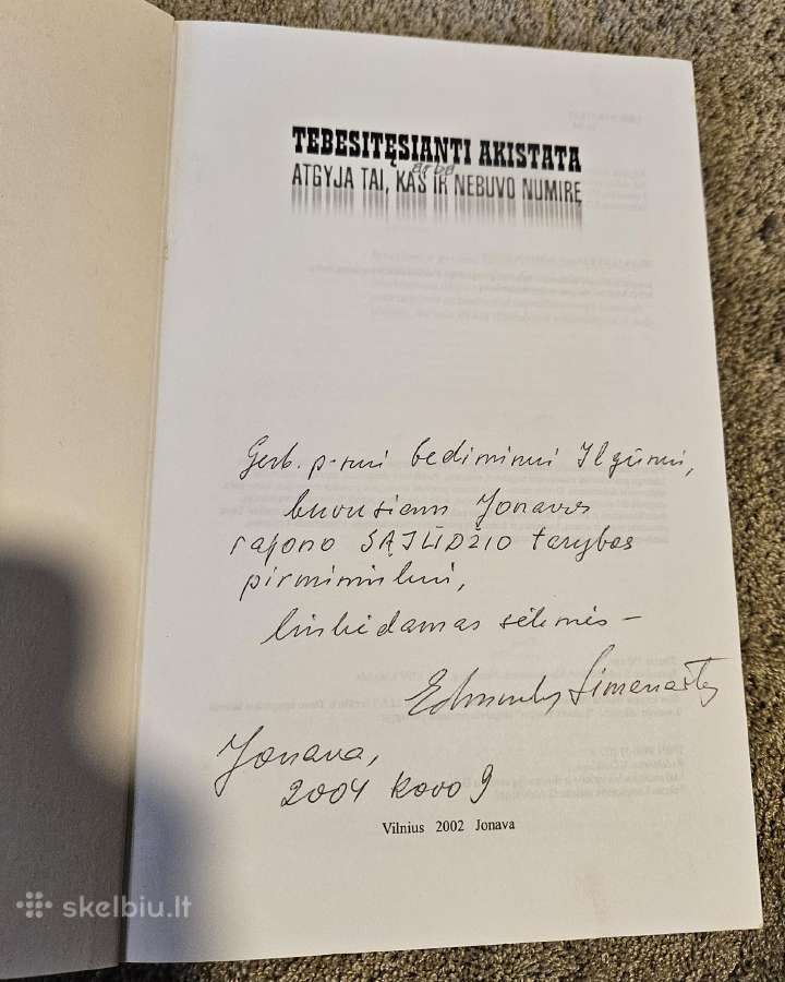 Knygos su autorių autografais - nuotraukos Nr. 6