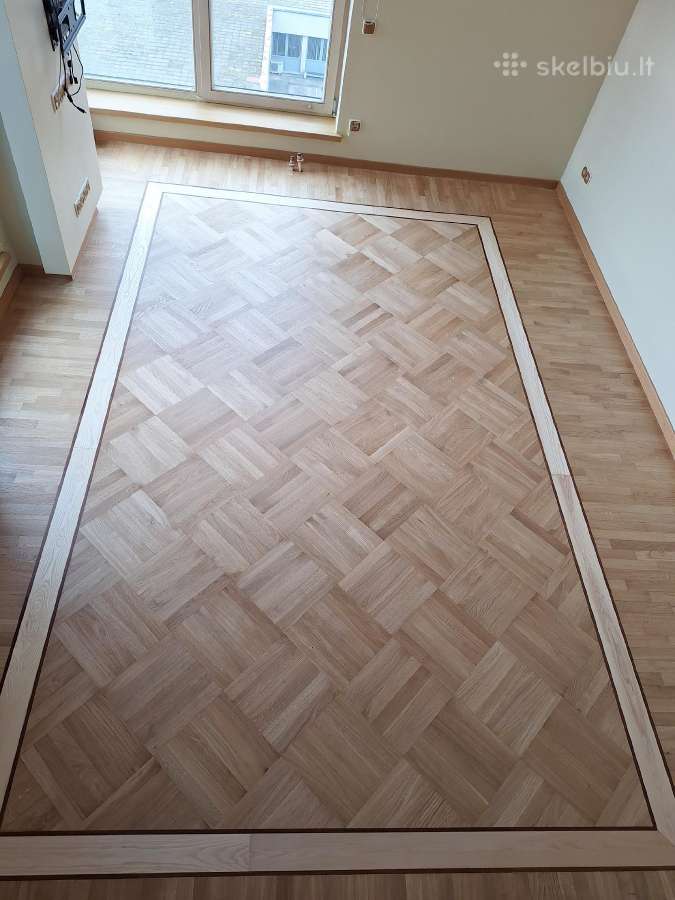 Grindjuosčių klijavimas Grindų klojimas šlifavimas - nuotraukos Nr. 3
