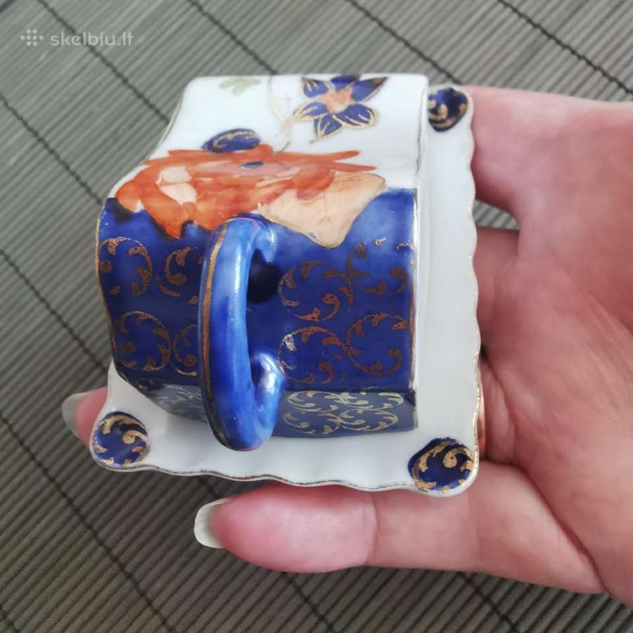 Antikvarinis miniatiūrų servizas Imari stiliumi - nuotraukos Nr. 5