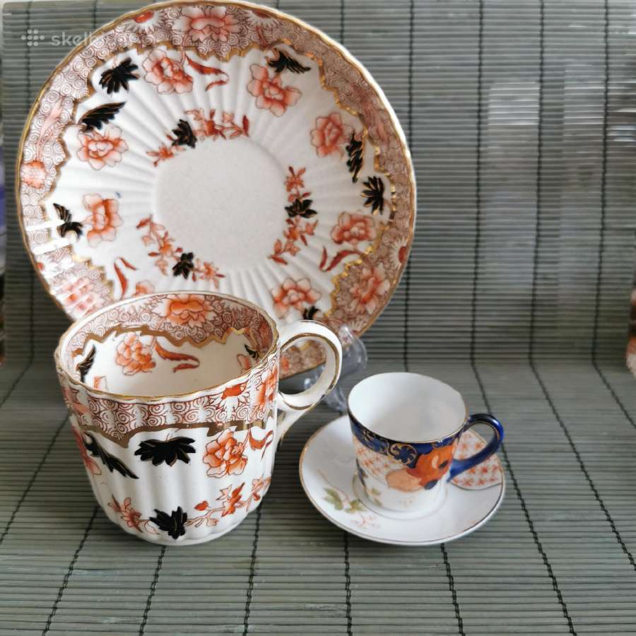 Antikvarinis miniatiūrų servizas Imari stiliumi - nuotraukos Nr. 8