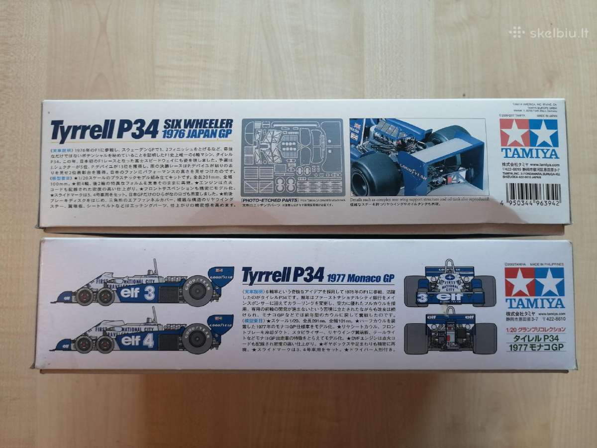 Tamiya 1:20 Tyrell P34 - nuotraukos Nr. 2