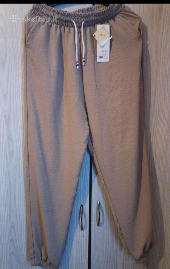 Vasarinės kelnės moterims 2xl/3xl naujos