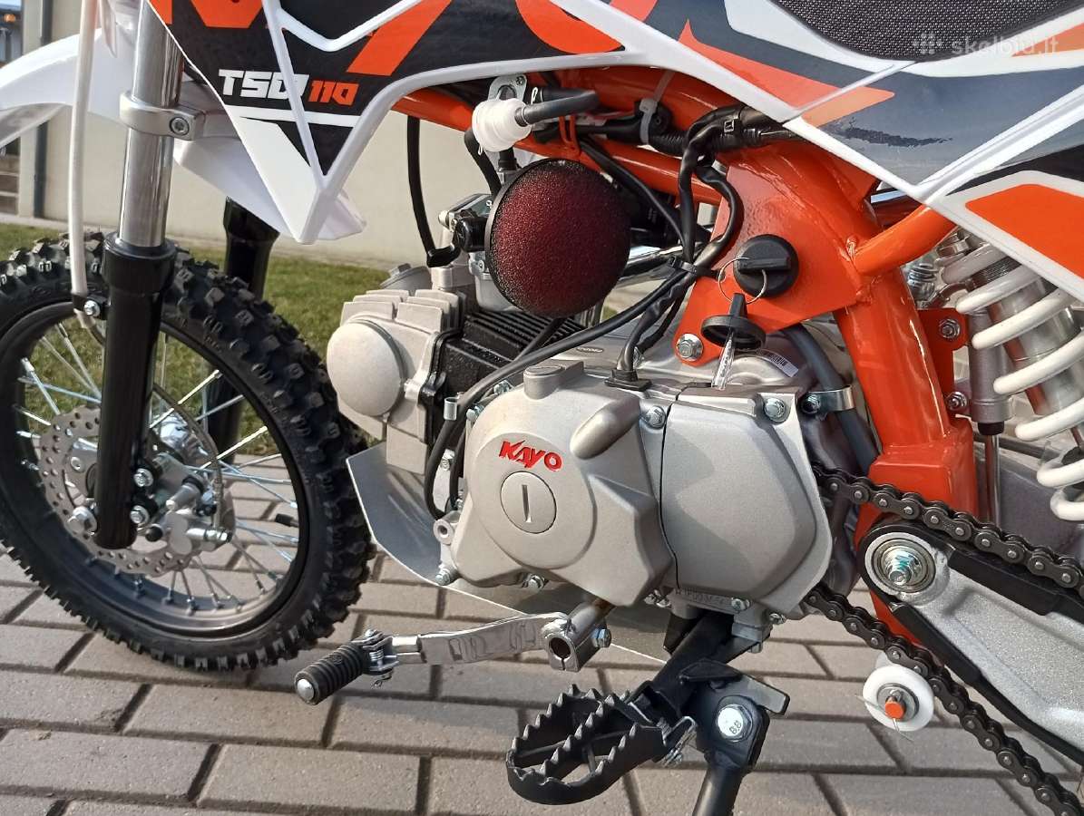 Vaikiškas krosinis motociklas Kayo Tsd110 - nuotraukos Nr. 8