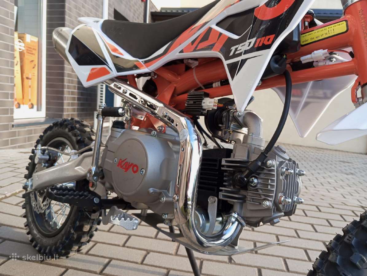 Vaikiškas krosinis motociklas Kayo Tsd110 - nuotraukos Nr. 7