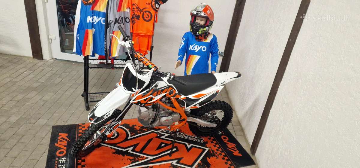Vaikiškas krosinis motociklas Kayo Tt125 - nuotraukos Nr. 5