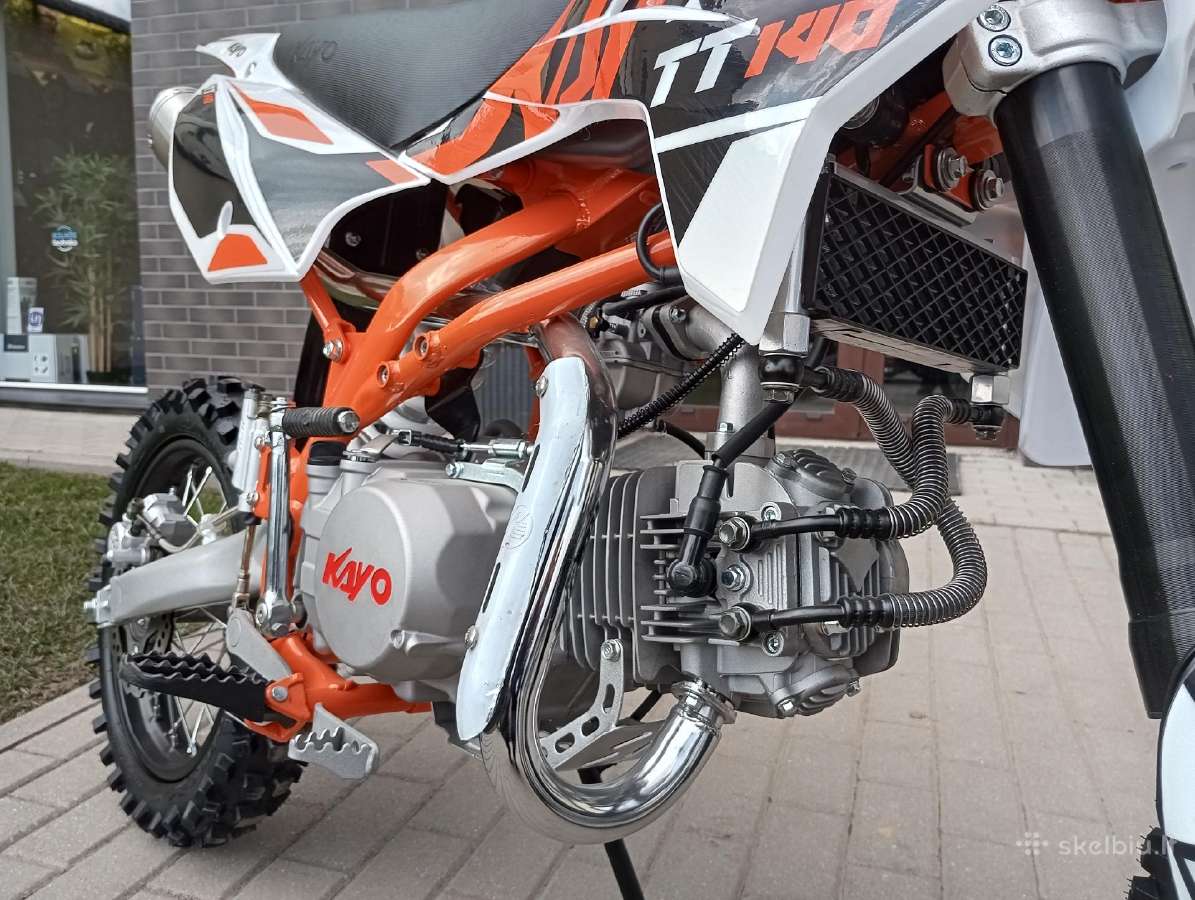 Vaikiškas krosinis motociklas Kayo Tt140 - nuotraukos Nr. 4