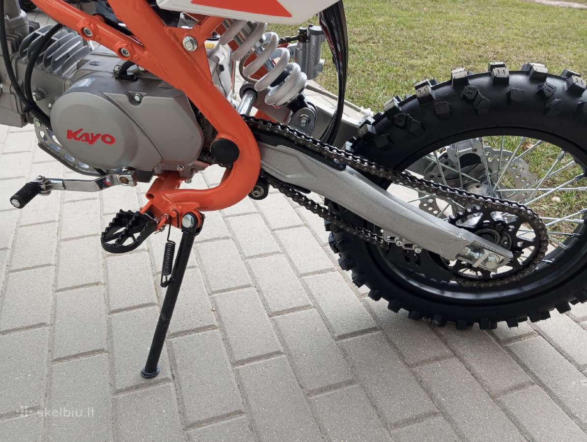 Vaikiškas krosinis motociklas Kayo Tt140 - nuotraukos Nr. 6
