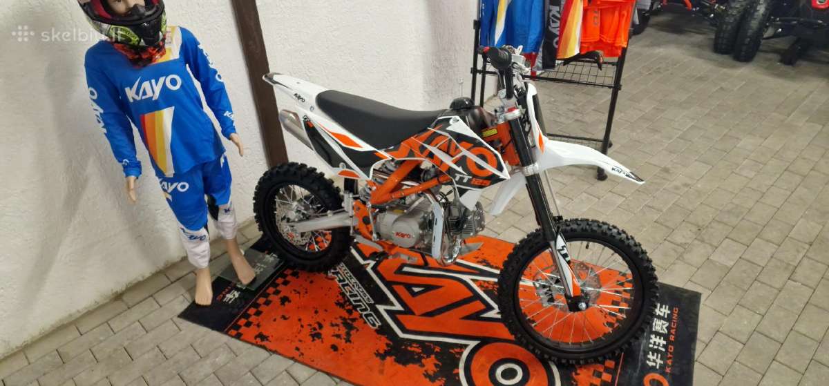 Vaikiškas krosinis motociklas Kayo Tt125 - nuotraukos Nr. 2