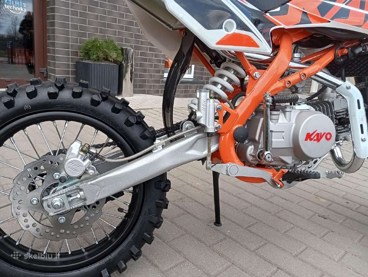 Vaikiškas krosinis motociklas Kayo Tt140 - nuotraukos Nr. 5