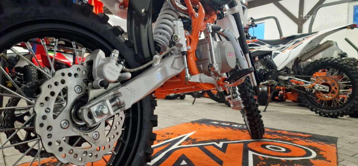 Vaikiškas krosinis motociklas Kayo Tt125 - nuotraukos Nr. 8