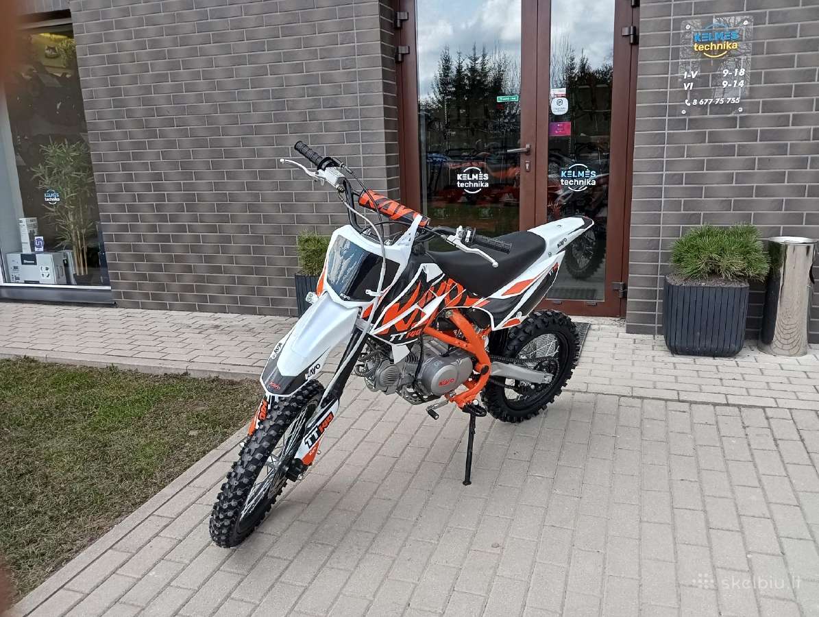 Vaikiškas krosinis motociklas Kayo Tt140 - nuotraukos Nr. 2