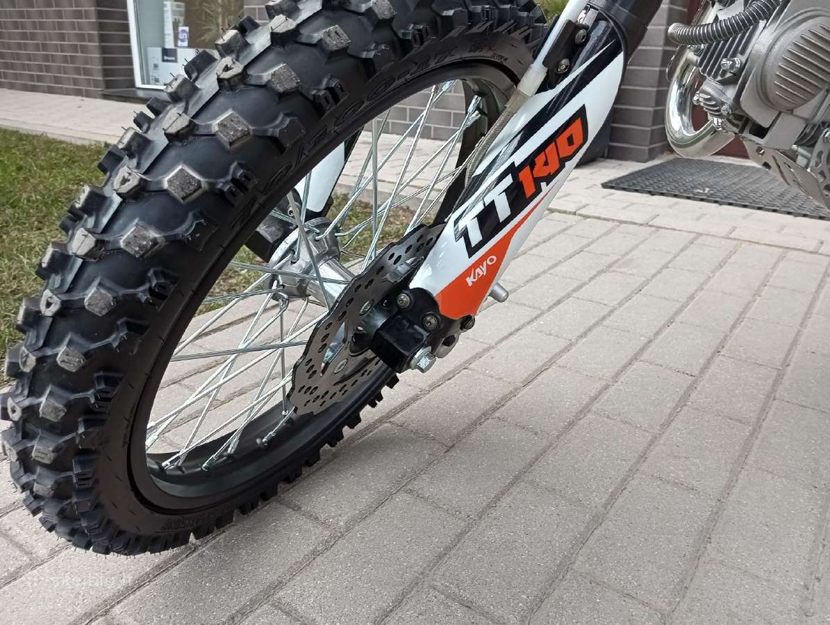 Vaikiškas krosinis motociklas Kayo Tt140 - nuotraukos Nr. 9