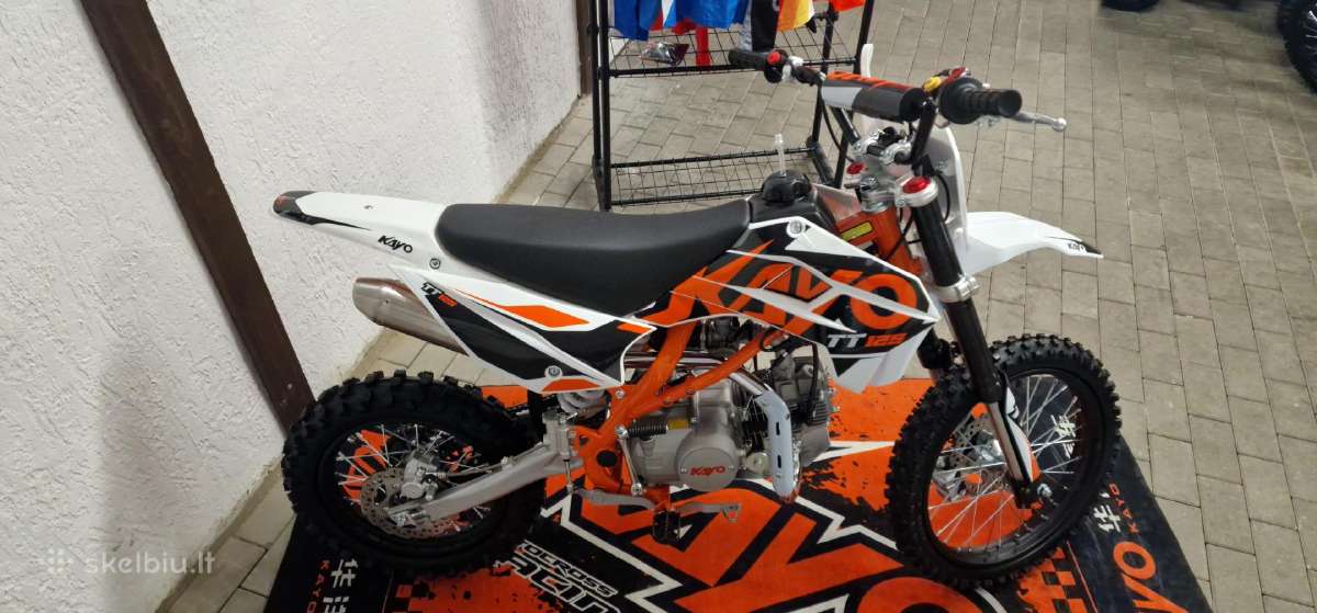 Vaikiškas krosinis motociklas Kayo Tt125 - nuotraukos Nr. 9