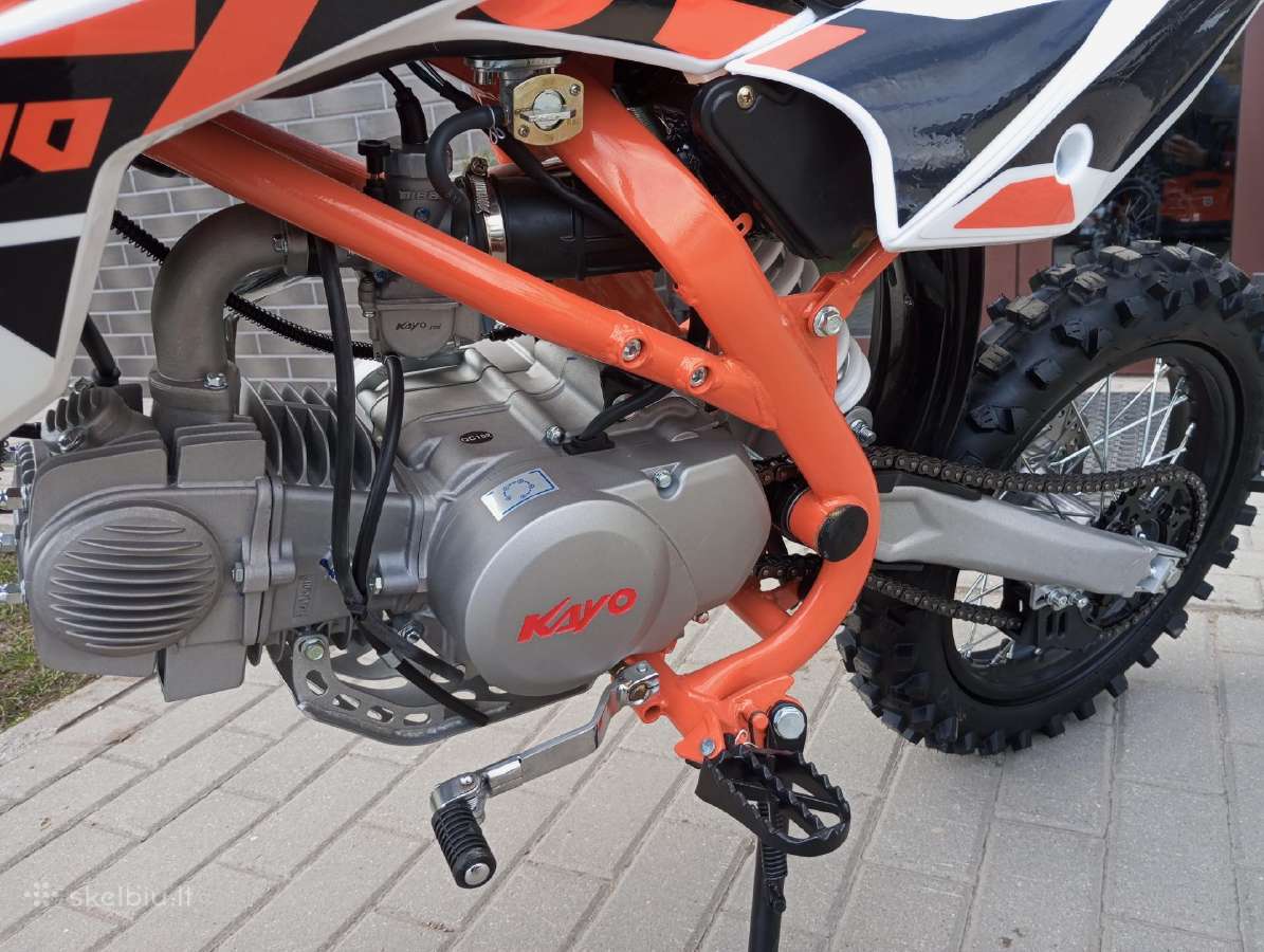 Vaikiškas krosinis motociklas Kayo Tt140 - nuotraukos Nr. 10