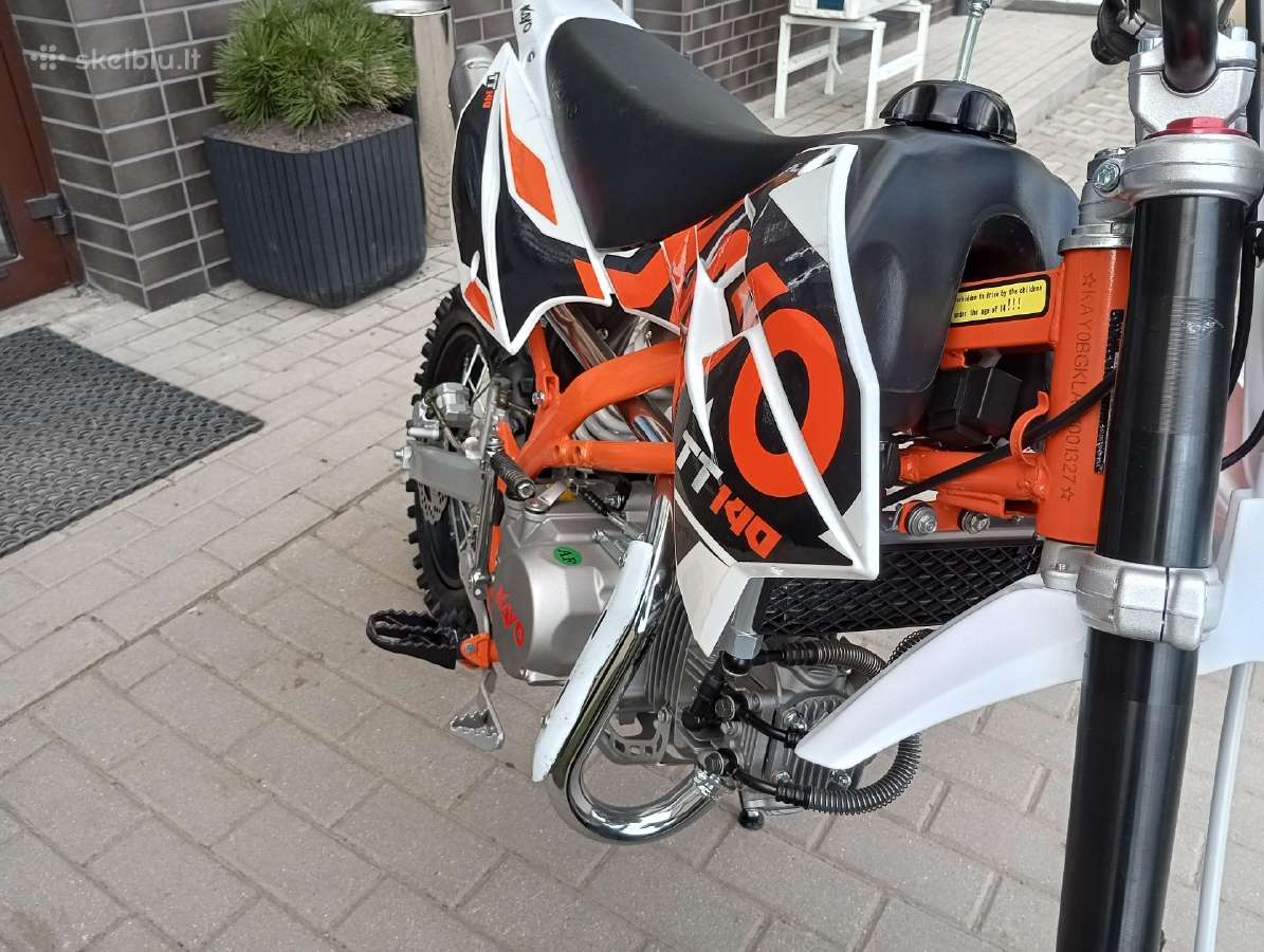 Vaikiškas krosinis motociklas Kayo Tt140 - nuotraukos Nr. 11