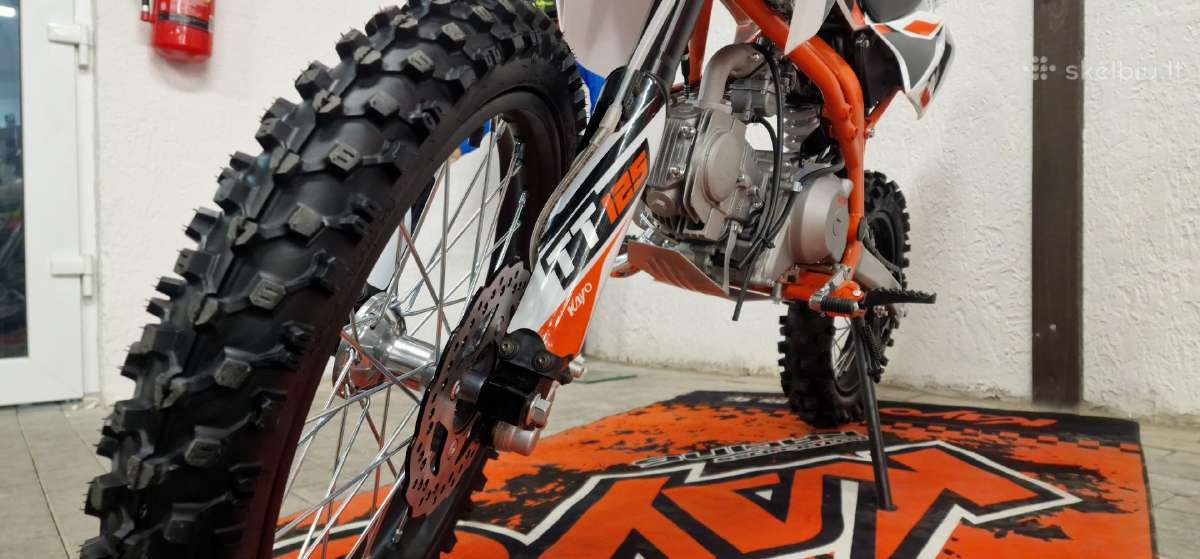 Vaikiškas krosinis motociklas Kayo Tt125 - nuotraukos Nr. 10