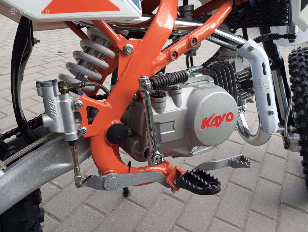 Vaikiškas krosinis motociklas Kayo Tt140 - nuotraukos Nr. 12