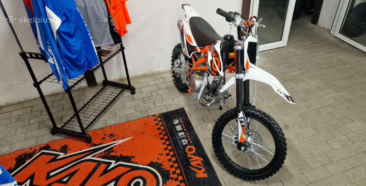 Vaikiškas krosinis motociklas Kayo Tt125 - nuotraukos Nr. 4
